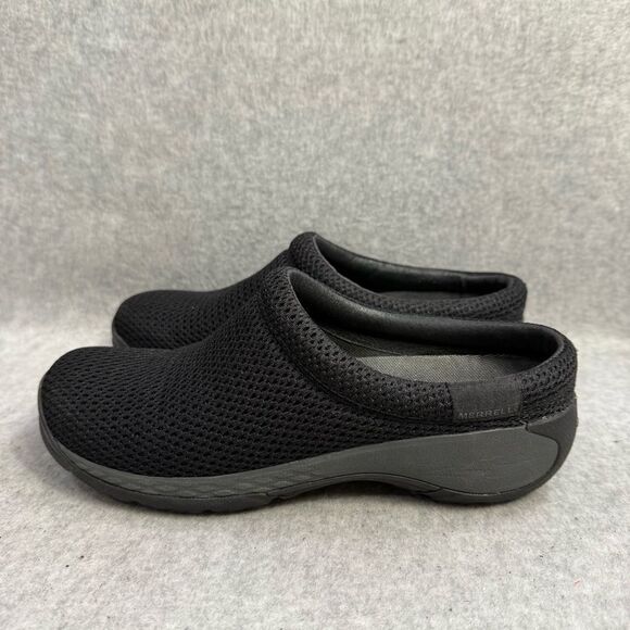 Merrell Shoes Womens 6.5 Black Clogs Mesh Mules Encore Q2 Breeze Slip On Sneaker - Picture 1 of 9